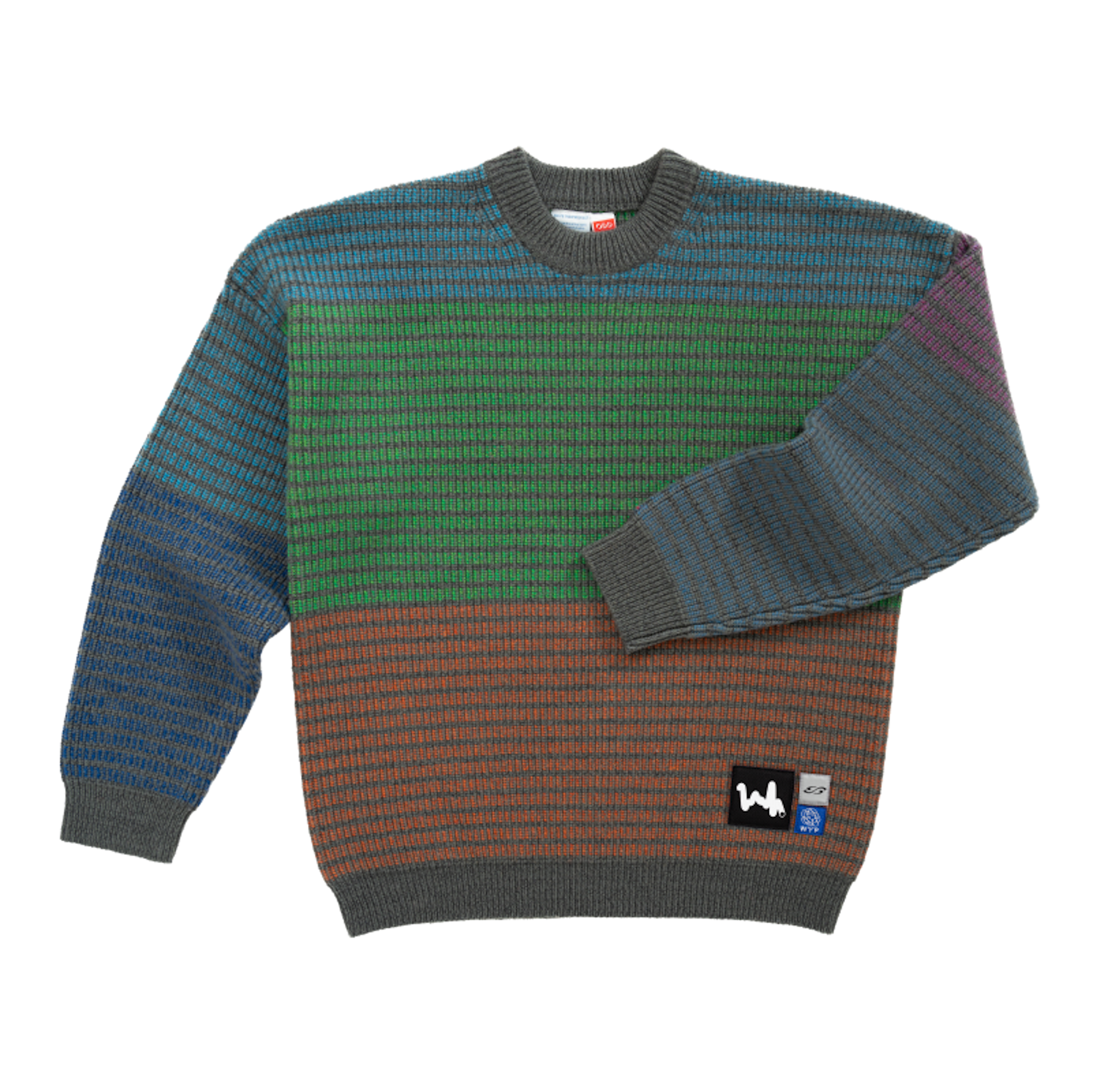 Front of Tribute Brand ODD sweater based on Chromie Squiggle