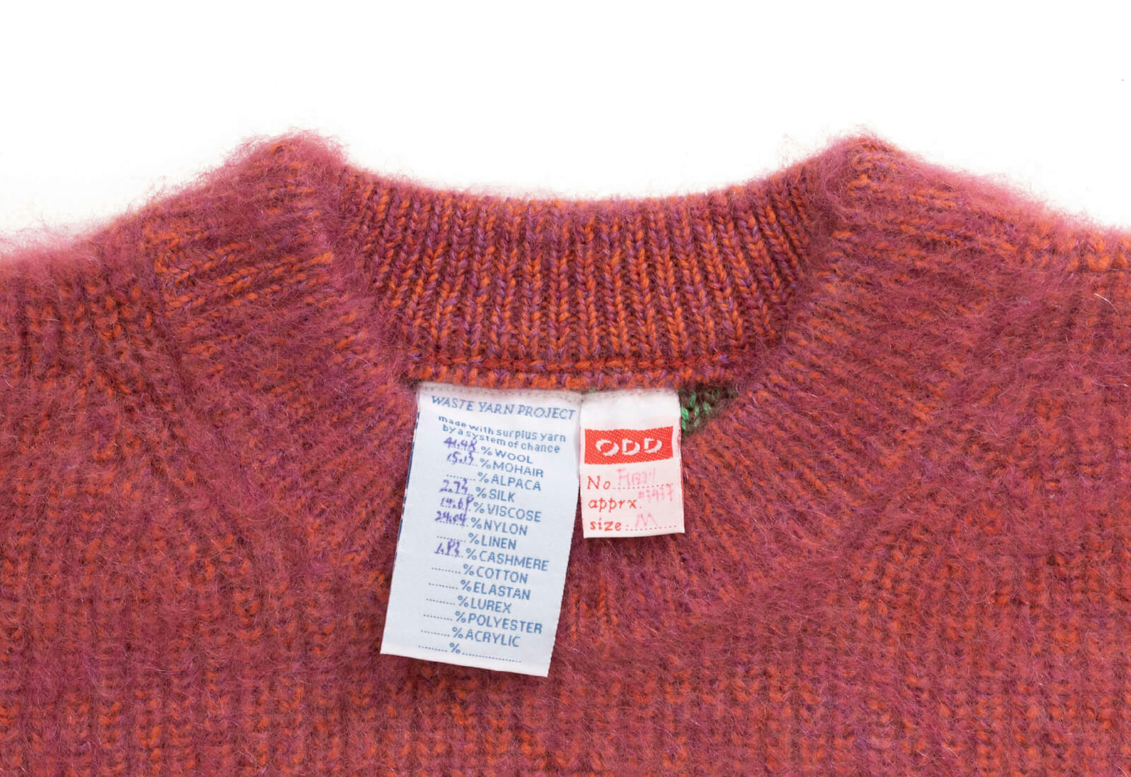 ODDS Fuzzy Sweater material closeup